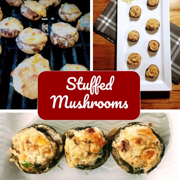 Looking to dine in tonight? These tasty stuffed mushrooms might be right up your ally!