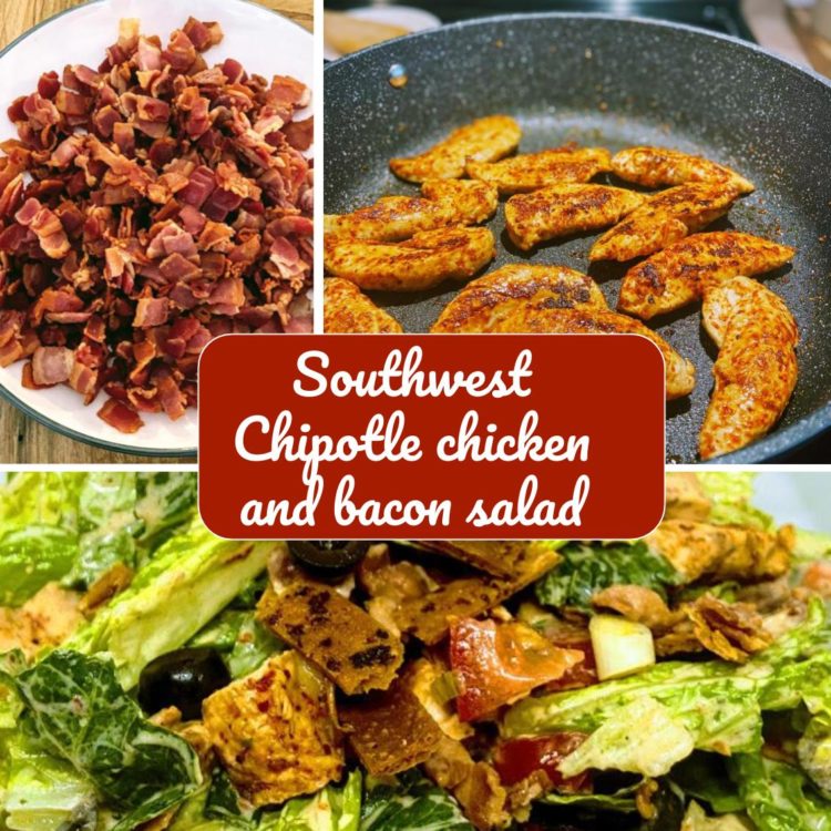 A delicious smokey and spicy southwest chipotle salad